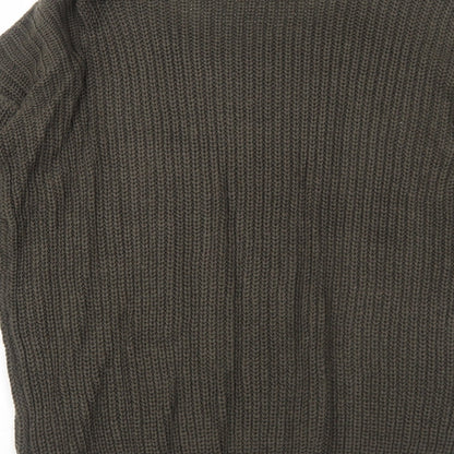 Womens UK Size 12 Brave Soul Brown Pullover Jumper