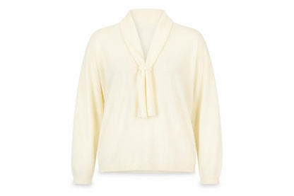 Womens UK Size 18 Preworn Ivory Pullover Jumper
