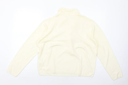 Womens UK Size 18 Preworn Ivory Pullover Jumper