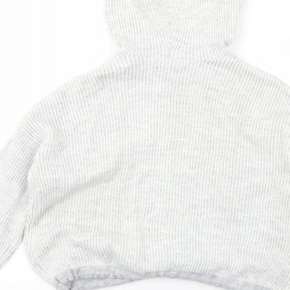 Primark Womens Grey Acrylic Pullover Hoodie Size XS Pullover