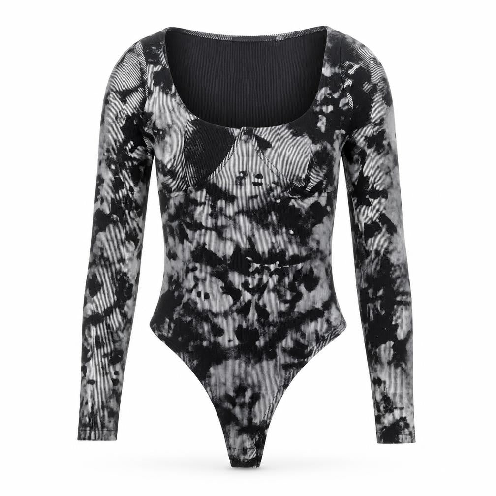 Womens UK Size 6 PRETTYLITTLETHING One-Piece Black Bodysuit