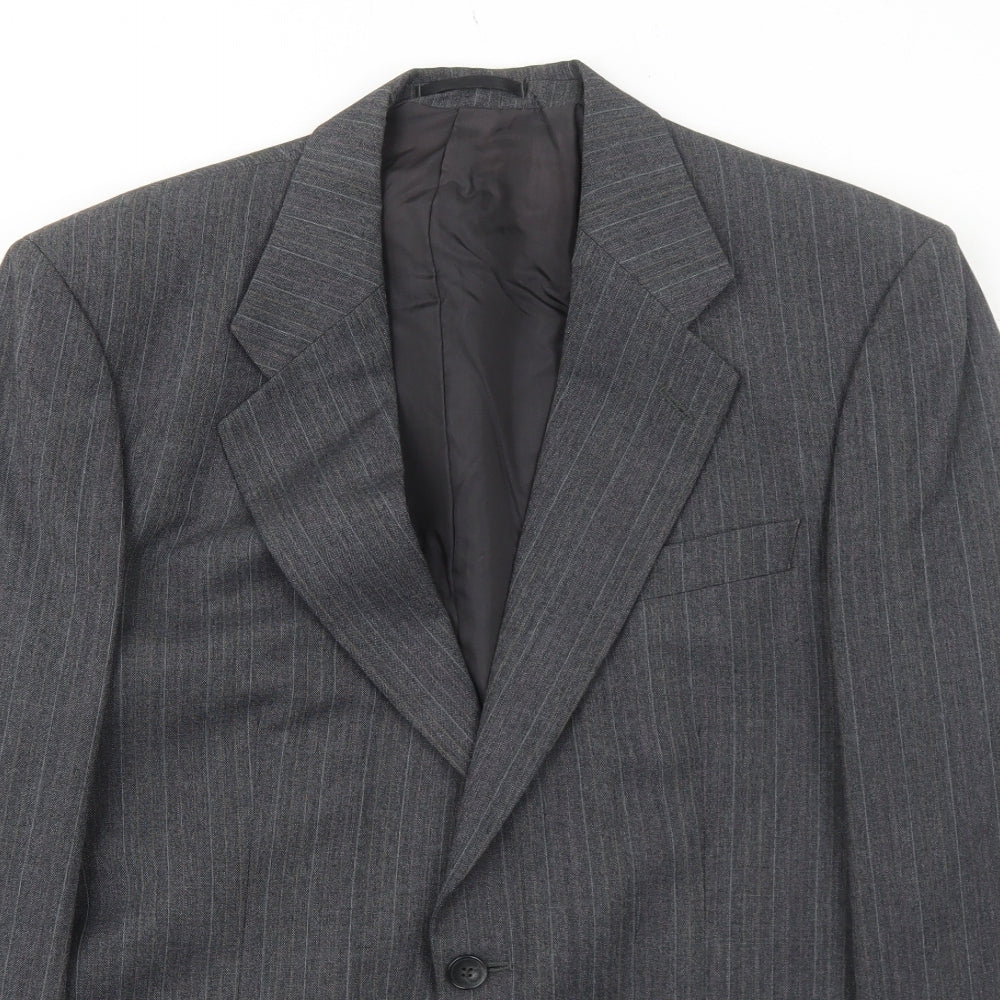 Mens UK Size 40 Marks and Spencer Regular Grey Suit Jacket