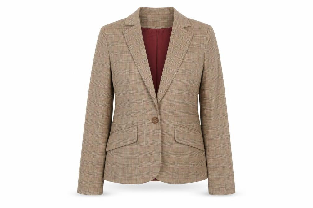 Womens UK Size 10 Preworn Regular Brown Blazer