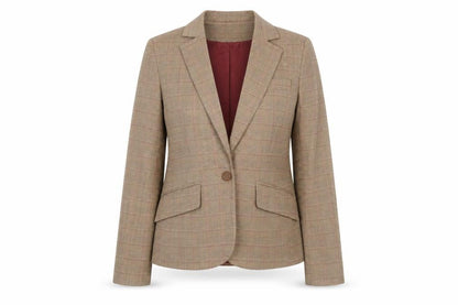 Womens UK Size 10 Preworn Regular Brown Blazer