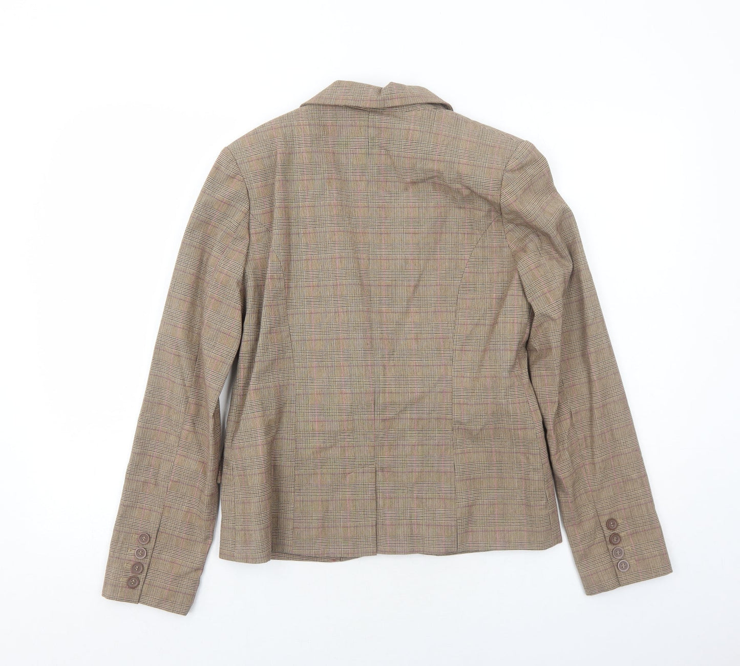 Womens UK Size 10 Preworn Regular Brown Blazer