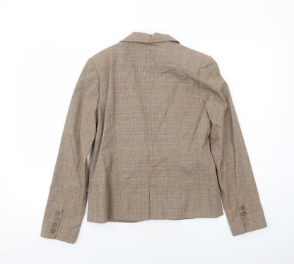 Womens UK Size 10 Preworn Regular Brown Blazer