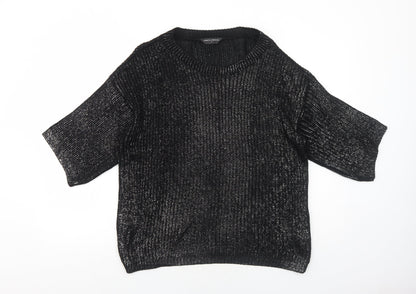 Womens UK Size M Dorothy Perkins Black Pullover Jumper