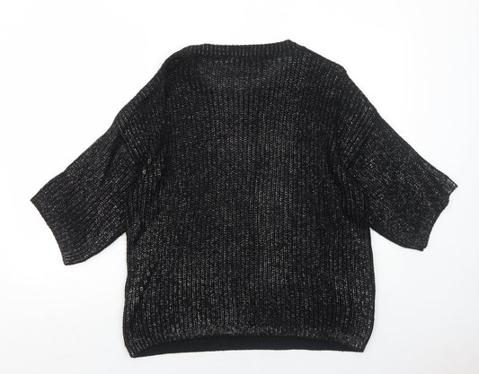 Womens UK Size M Dorothy Perkins Black Pullover Jumper