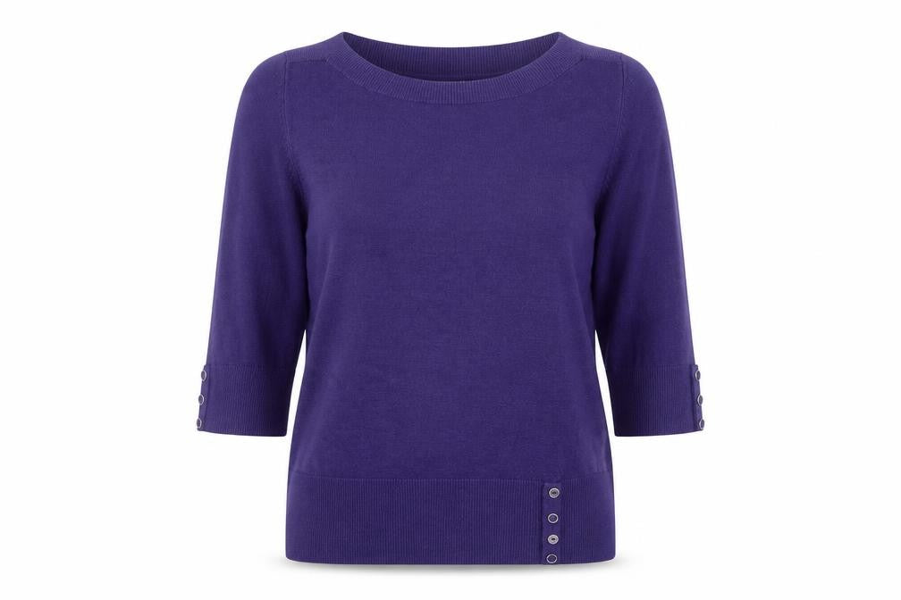 Womens UK Size 14 BHS Purple Pullover Jumper