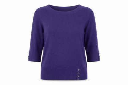 Womens UK Size 14 BHS Purple Pullover Jumper