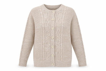 Womens UK Size M Bonmarché Beige Cardigan Jumper