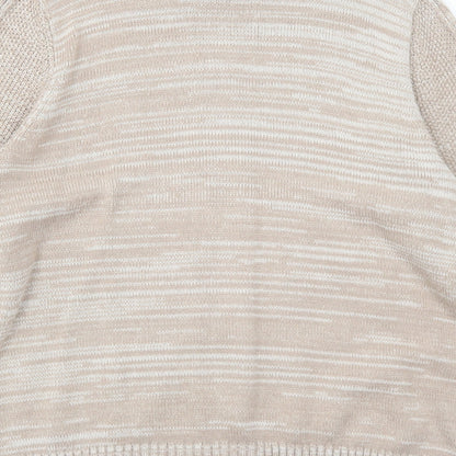 Womens UK Size M Bonmarché Beige Cardigan Jumper