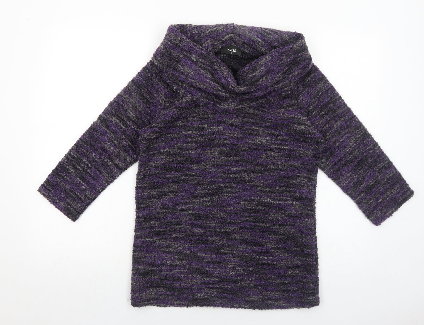 Womens UK Size S Klass Purple Pullover Jumper