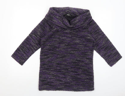 Womens UK Size S Klass Purple Pullover Jumper