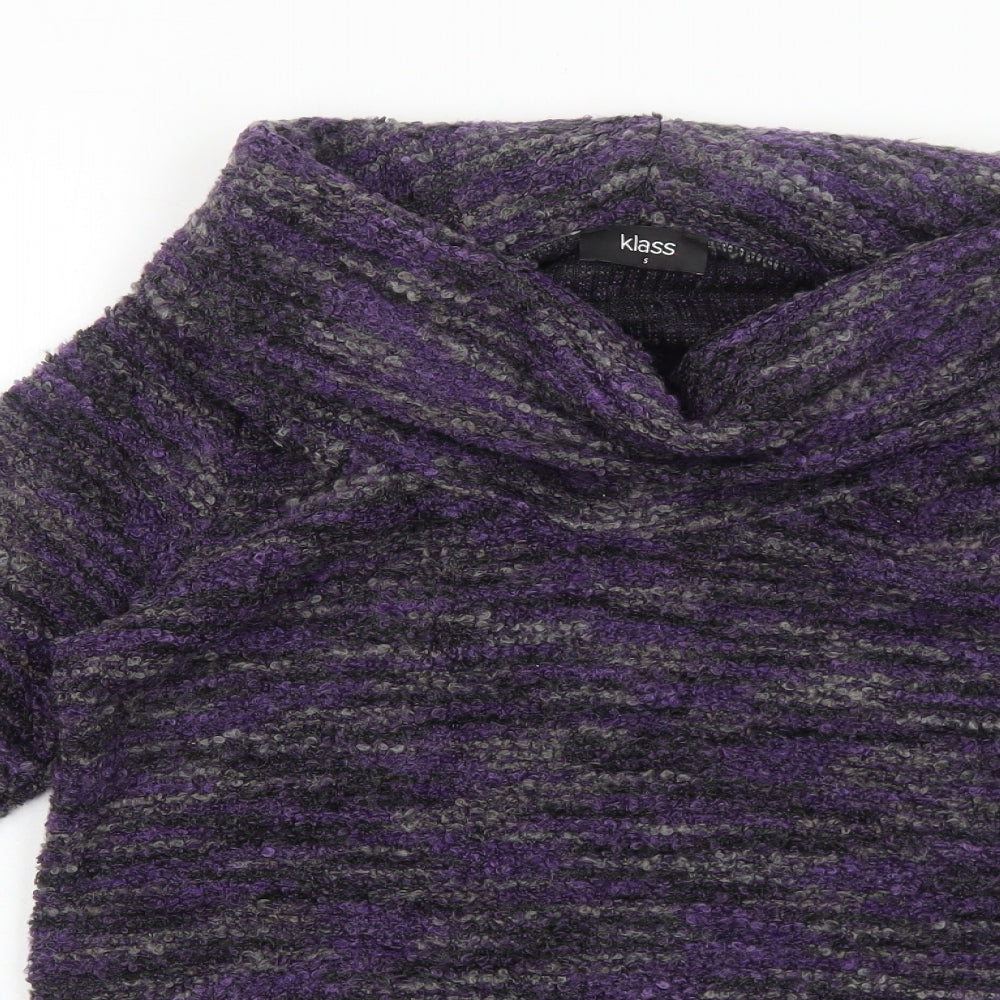 Womens UK Size S Klass Purple Pullover Jumper