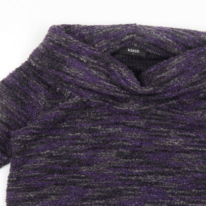 Womens UK Size S Klass Purple Pullover Jumper