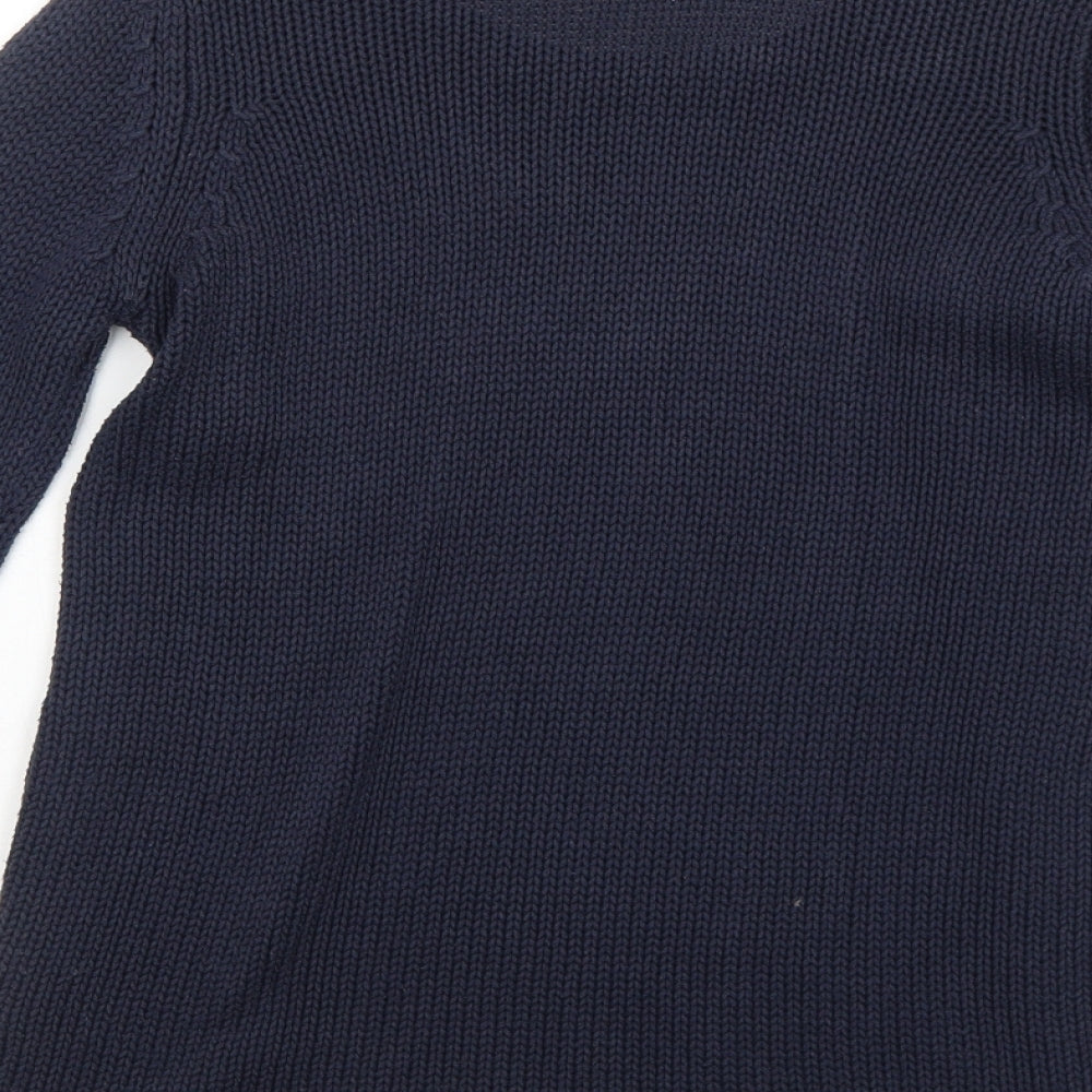 Womens UK Size XS Gina Tricot Blue Pullover Jumper