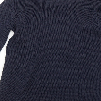 Womens UK Size XS Gina Tricot Blue Pullover Jumper