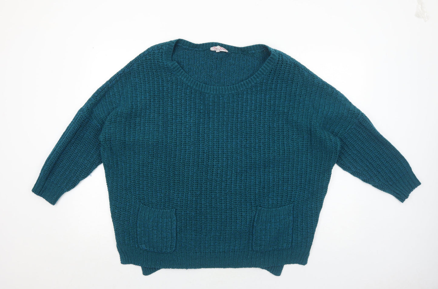 Womens UK Size S Be Beau Blue Pullover Jumper