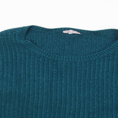 Womens UK Size S Be Beau Blue Pullover Jumper