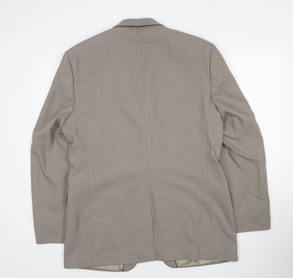 Mens UK Size 40 Burton Regular Beige Suit Jacket