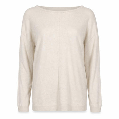 Atmosphere Womens Beige Boat Neck Viscose Pullover Jumper Size 8
