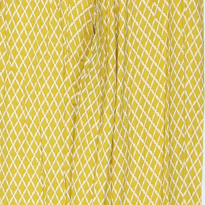 Womens UK Size 8 Marks and Spencer Regular Fit  Yellow Trousers