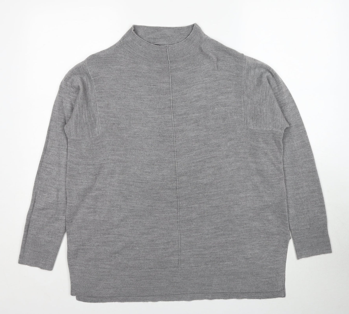 Womens UK Size L Marks and Spencer Grey Pullover Jumper