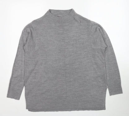 Womens UK Size L Marks and Spencer Grey Pullover Jumper