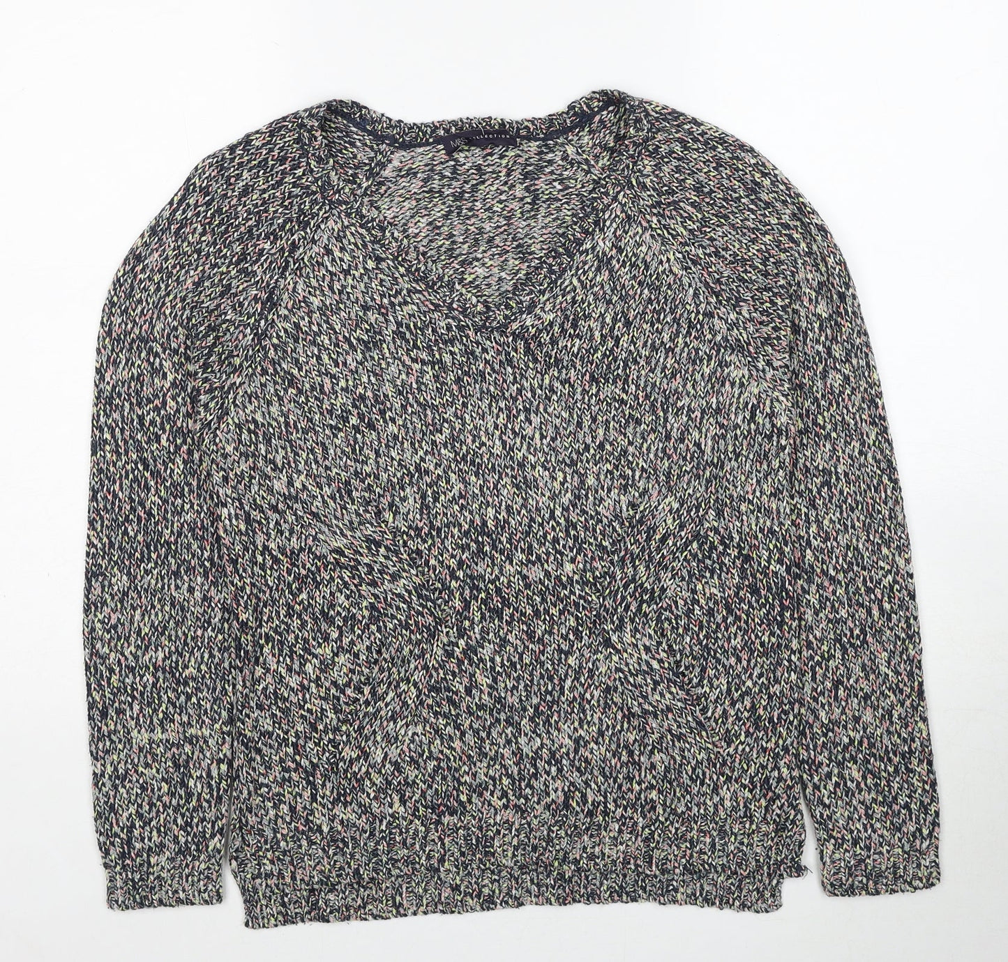 Womens UK Size 8 Marks and Spencer Multicoloured Pullover Jumper
