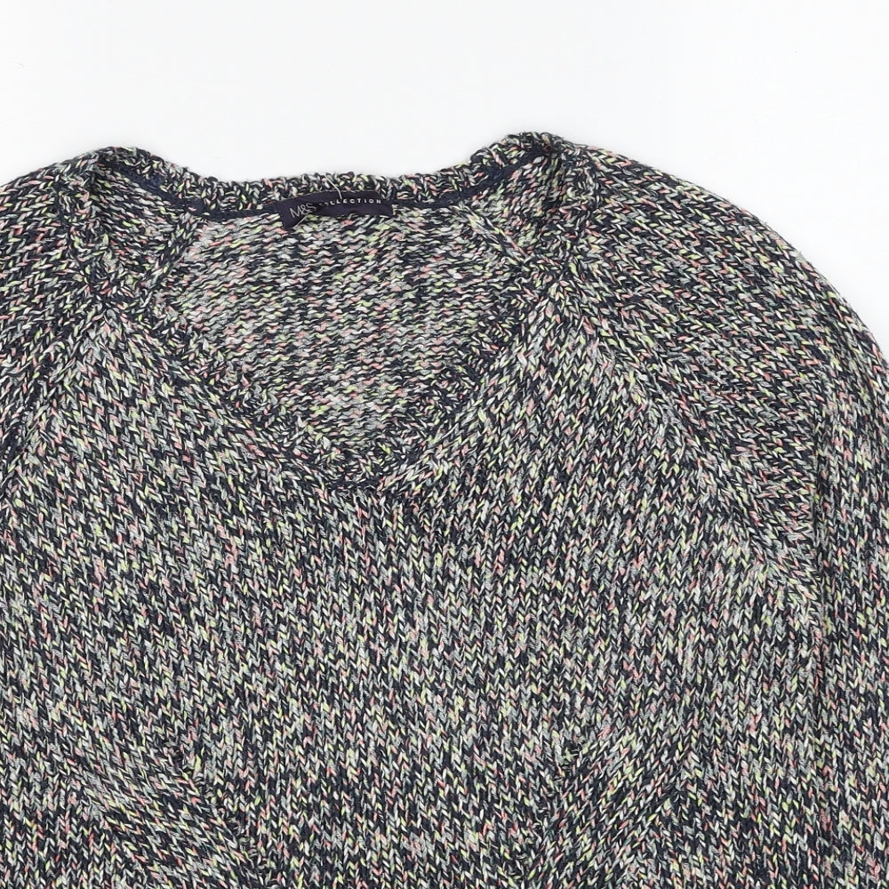 Womens UK Size 8 Marks and Spencer Multicoloured Pullover Jumper