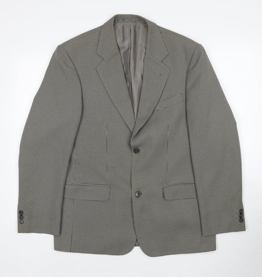 Mens UK Size 38 Simon Taylor Regular Beige Suit Jacket