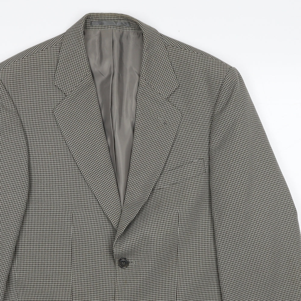 Mens UK Size 38 Simon Taylor Regular Beige Suit Jacket