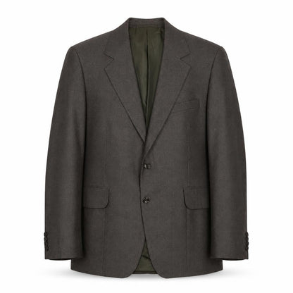 Lirella Mens Grey Polyester Jacket Suit Jacket Size 38 Regular