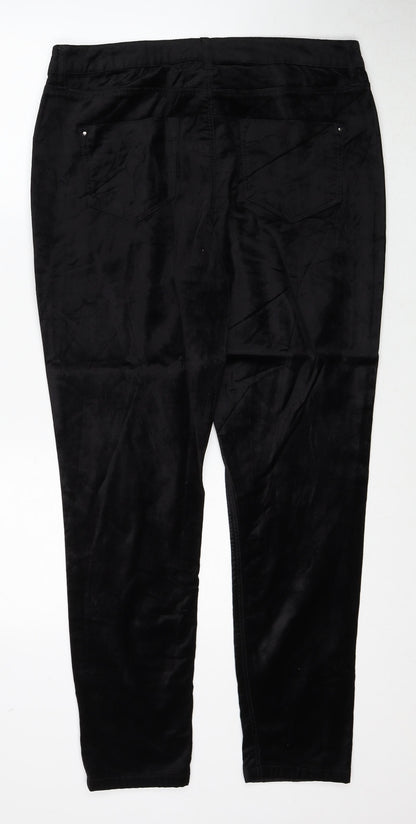 Womens UK Size 34 in Preworn Regular Fit  Black Trousers