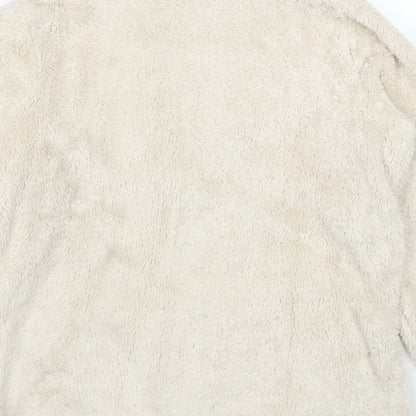 F&F Womens Beige Polyester Pullover Sweatshirt Size S Pullover