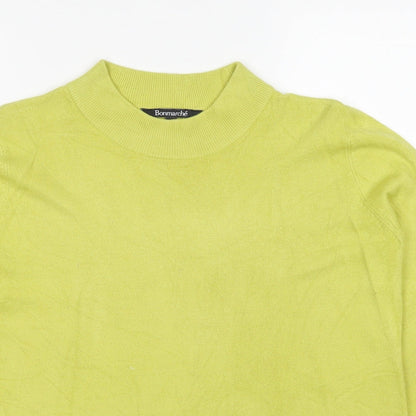 Womens UK Size 16 Bonmarché Yellow Pullover Jumper