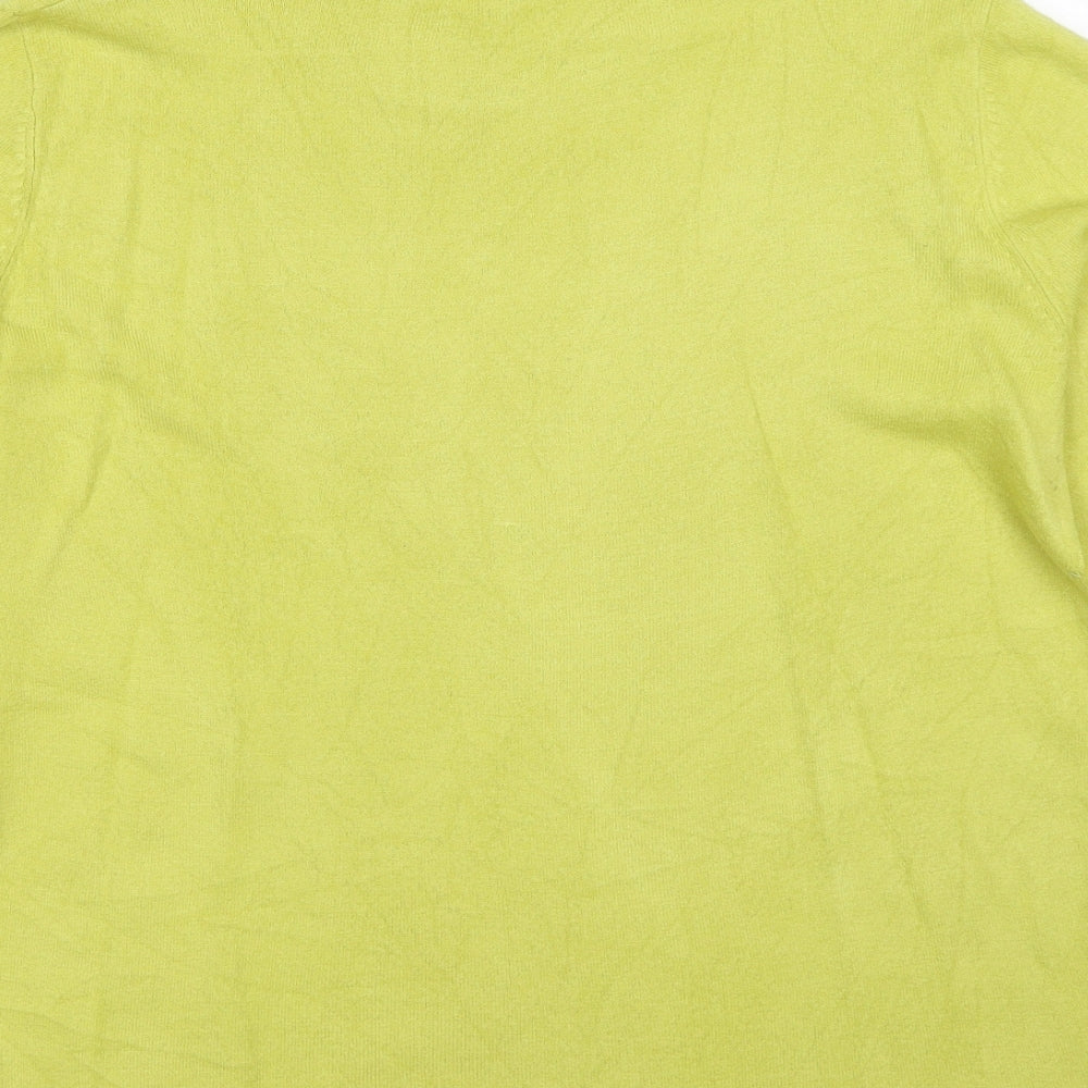 Womens UK Size 16 Bonmarché Yellow Pullover Jumper