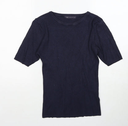 Womens UK Size 12 Marks and Spencer Blue Pullover Jumper