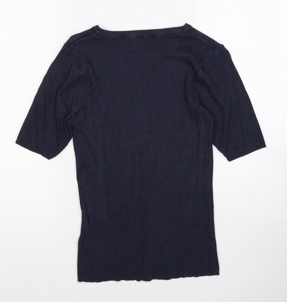 Womens UK Size 12 Marks and Spencer Blue Pullover Jumper