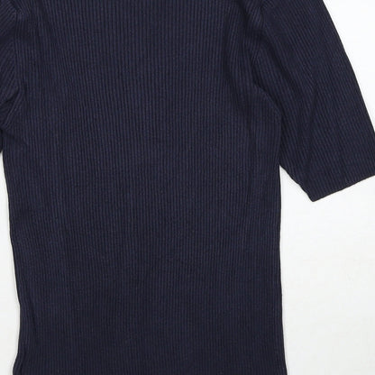 Womens UK Size 12 Marks and Spencer Blue Pullover Jumper