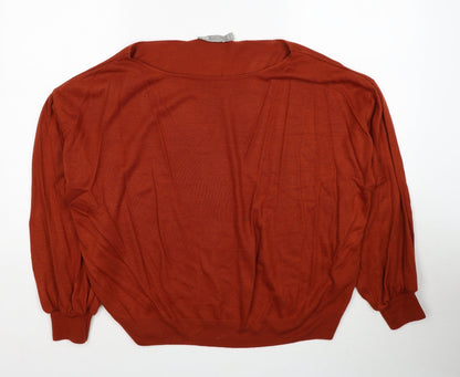 Womens UK Size 12 ASOS Brown Pullover Jumper