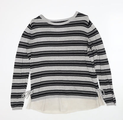 Womens UK Size 14 Dorothy Perkins Grey Pullover Jumper