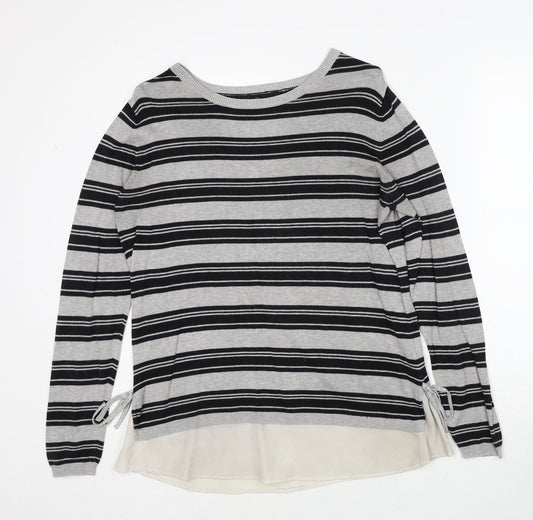 Womens UK Size 14 Dorothy Perkins Grey Pullover Jumper