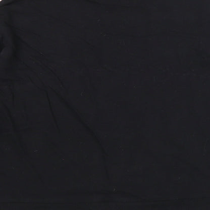 Divided Womens Black Colourblock Cotton Pullover Sweatshirt Size L Pullover