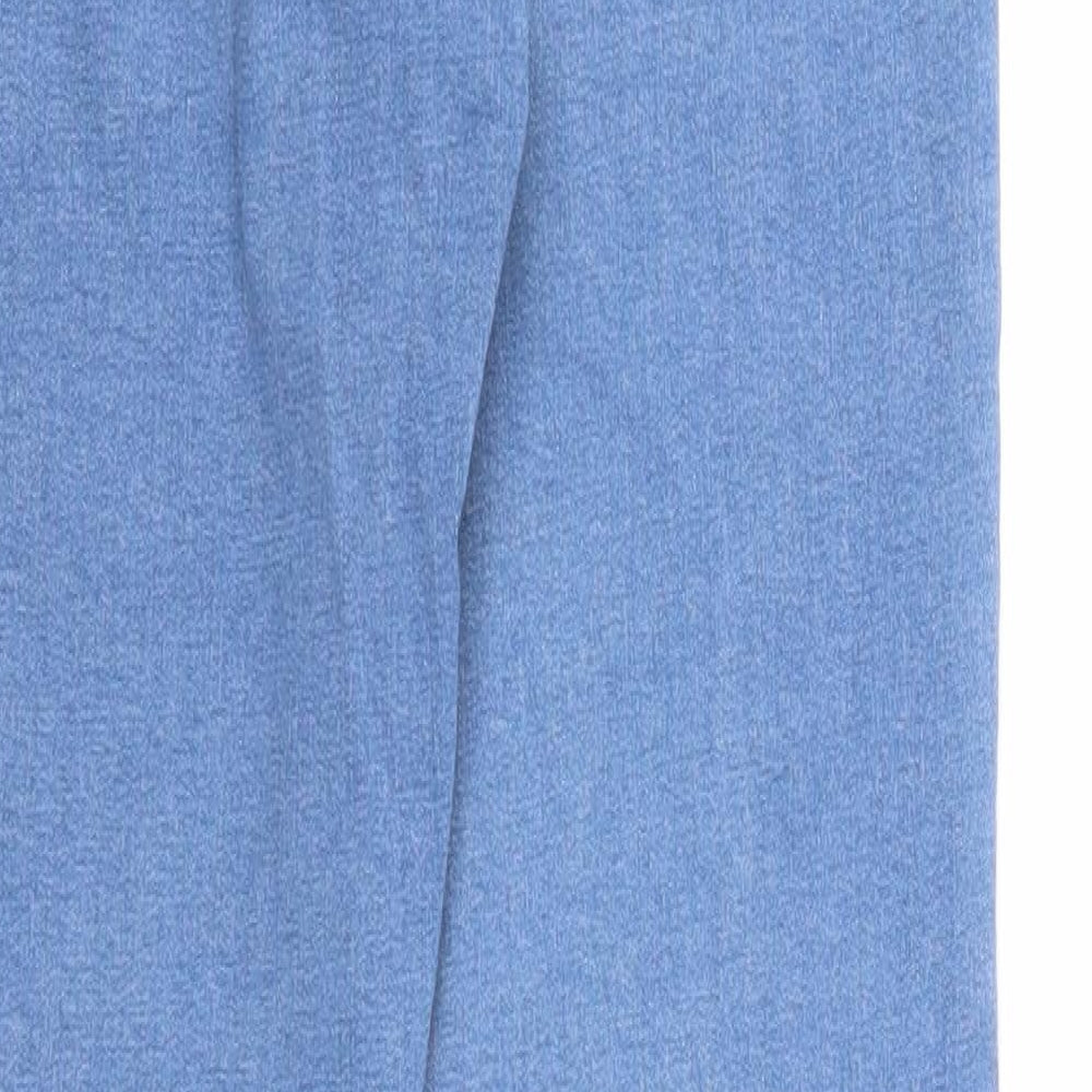 Denim & Co. Womens Blue Cotton Skinny Jeans Size 8 Regular Zip