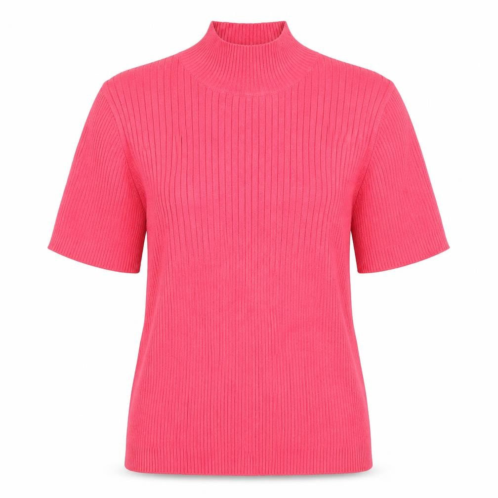 Womens UK Size M Joie de Vivre Pink Pullover Jumper