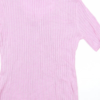 Womens UK Size 14 Afibel Pink Pullover Jumper