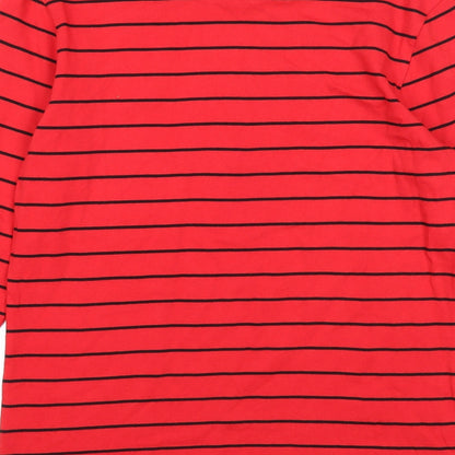 Mens UK Size S Cardiff City FC Red  Button-Up Long Sleeve Casual Shirt