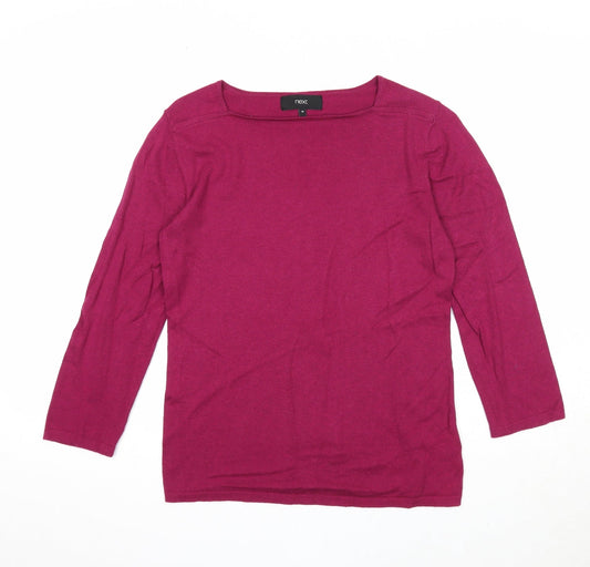 Womens UK Size 10 NEXT Purple Pullover Jumper